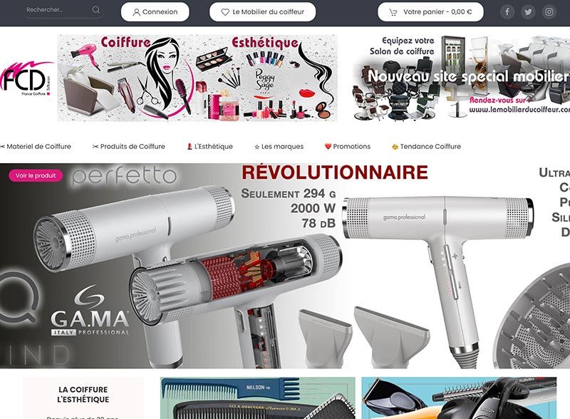 Site France Coiffure-Diffusion